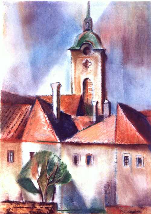 Kostel sv. Jilj ( 50 x 70 )